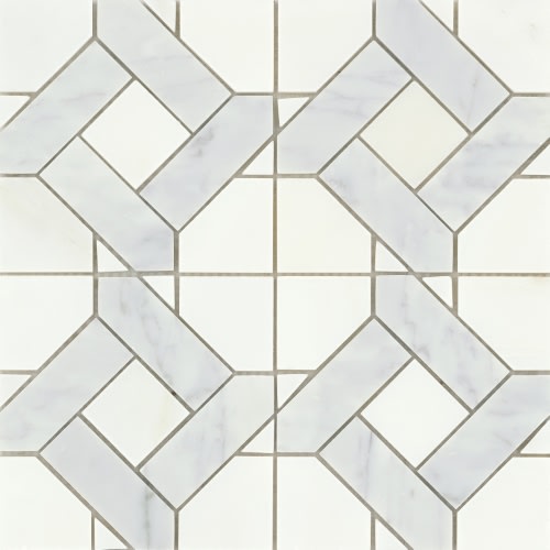 Alluro in Mini Manor Silver 12" X 12" Natural Stone