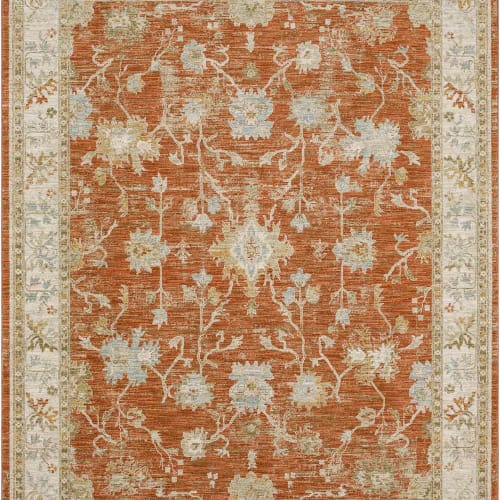 Iznik Rust in Rust 9'X12'2" Area Rugs