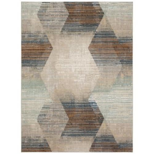 Precarious Stria Frost Grey in Frost Grey 9'6"x12'11" Area Rugs