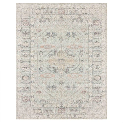 Prieska Light Teal in Light Teal 8'X10' Area Rugs