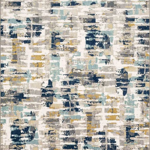 Provenance Majolica Blue in Majolica Blue 5'3"x7'10" Area Rugs