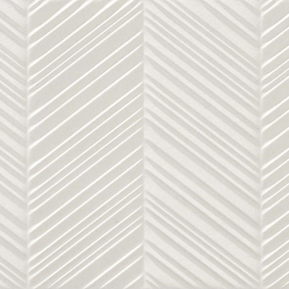 Sparkle in White Chevron 12" X 39" Tile