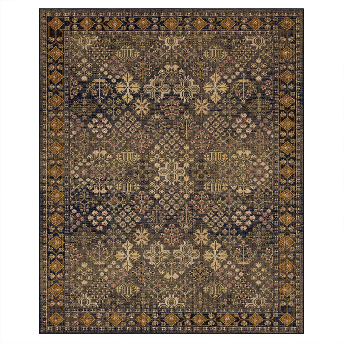 Topkhana Navy in Navy 5'3"x7'10" Area Rugs