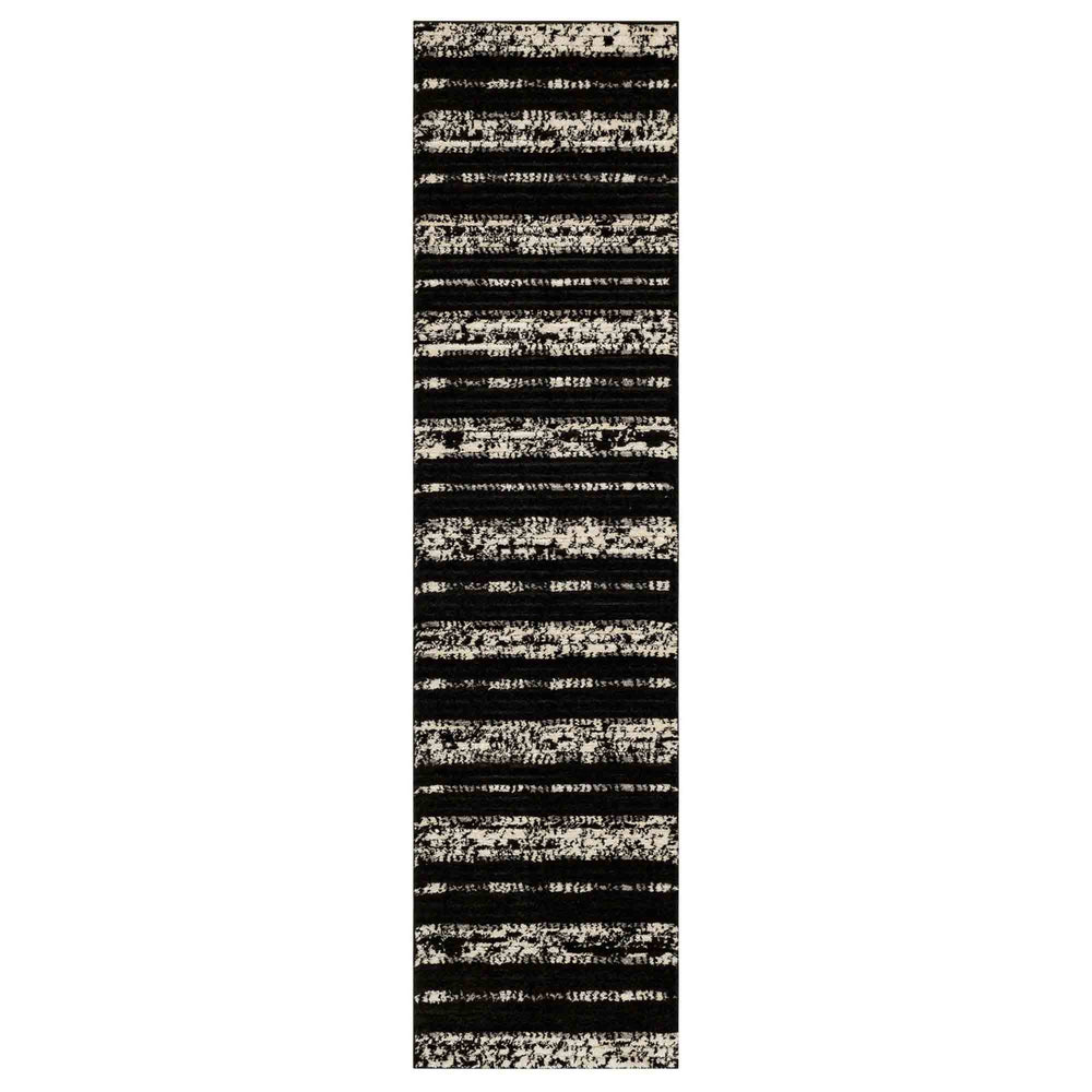 Traverse Lanes Charcoal in Lanes Charcoal 2'X8' Area Rugs