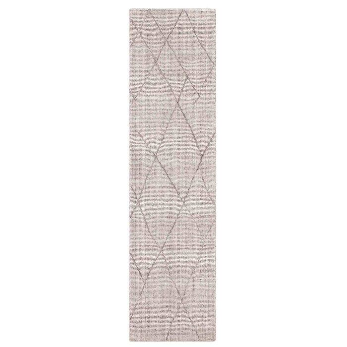 Tribal Diamond Silver in Silver 2'X8' Area Rugs