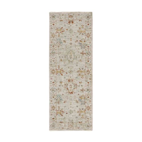 Tunceli Cream in Cream 2'7"x7'3" Area Rugs