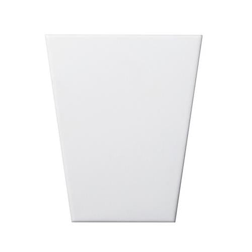 Code in White Wedge 3d 5"x6" Tile