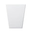 Code in White Wedge 3d 5"x6" Tile