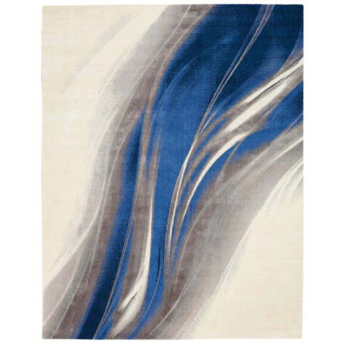 Twilight TWI28 in Ivory Grey Blue Area Rugs